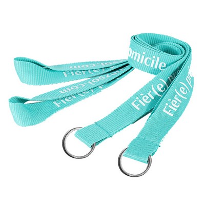 3/4" Polyester Lanyards W/Split Key-Ring