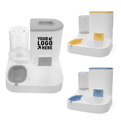 Automatic Pets Feeder And Water Dispenser Set