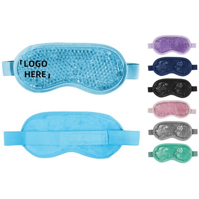 Hot/Cold Gel Eye Mask with Elastic Strap