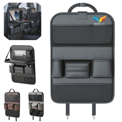 Leather Car Backseat Organizer