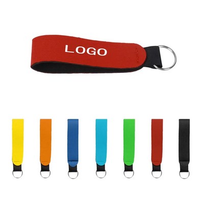 Neoprene Keychain with Wrist Strap