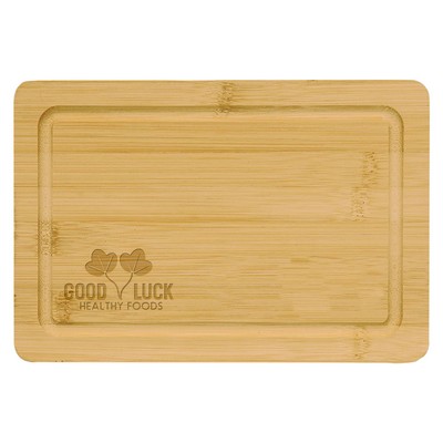 9" x 6" Bamboo Cutting Board with Juice Groove