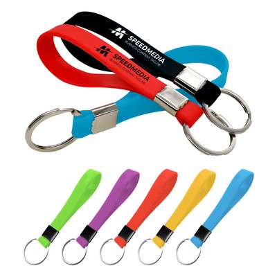 Silicone Bracelet Key Chain