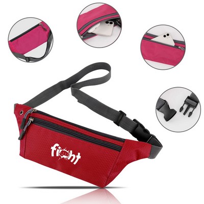 3 Zipper Running Fanny Pack