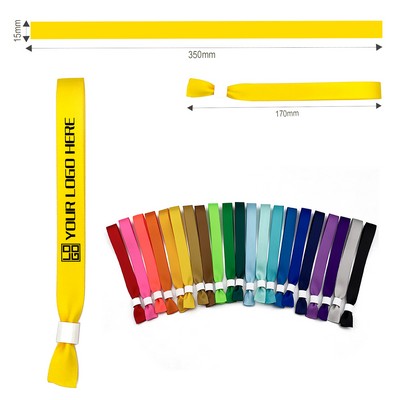 Custom Disposable Sublimation Event Wristband With Locking Bead