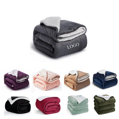 Sherpa Fleece Throw Blankets