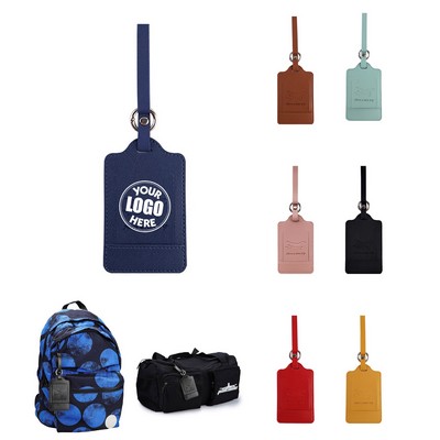 Leather Luggage Identification Tag