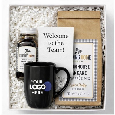Pancake Breakfast Gift Box with Custom Logo Mug