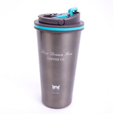 17 Oz. Custom High Quality Insulated Stainless Steel Auto Mug Or Coffee Mug