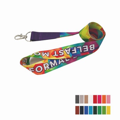 1'' Full Color Dye-Sublimated Lanyard