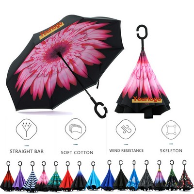 Inverted Reverse Upside Down Umbrella
