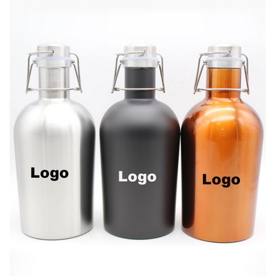64 oz. Stainless Steel Beer Growler