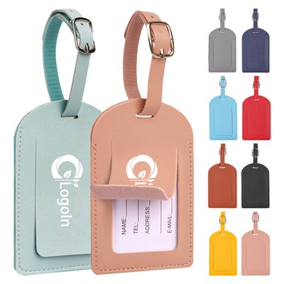 Luggage Tags for Suitcases PU Leather Travel Bag