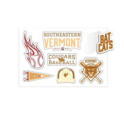 Sticker Sheets - 6"x4" or 4"x6" - White Removable Vinyl