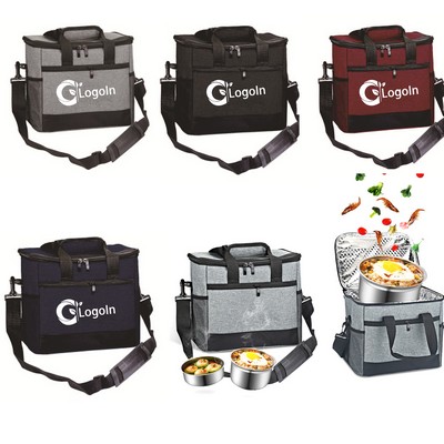 Insulated Lunch Box Leakproof Reusable Cooler Bag