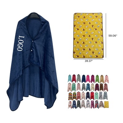 Cozy Flannel Travel Throw