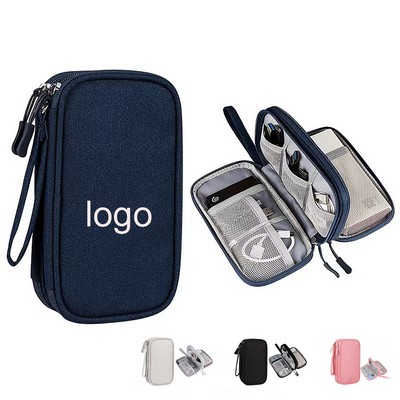 Double Layer Tech Organizer Pouch