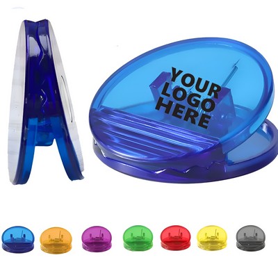Round Magnetic Memo Clip Holder