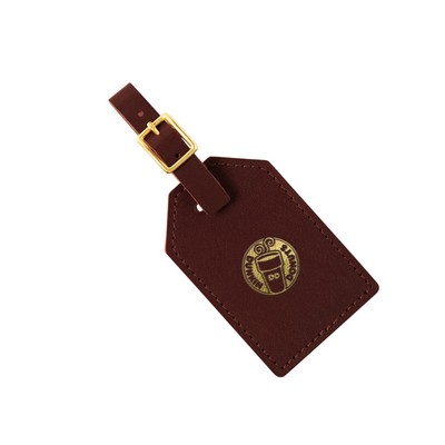 Simple Luggage Tag | Full Grain Leather | Made in USA