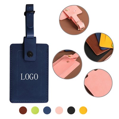 Premium Genuine Leather Luggage Tag