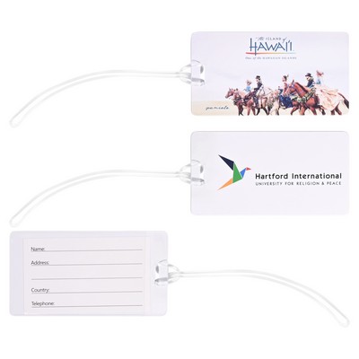 PVC Luggage Tag w/Paper Insert
