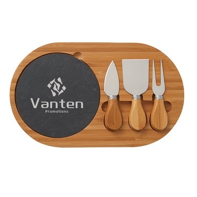 Oval Cheese Board Set