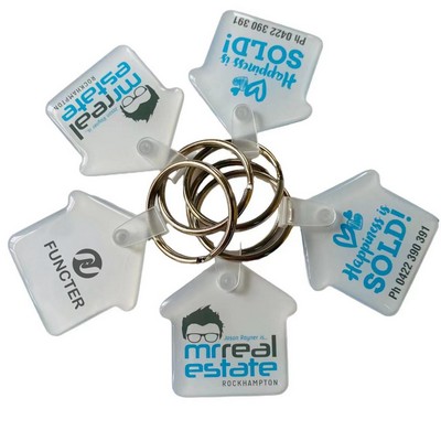 Custom PVC House Shape Key Chain