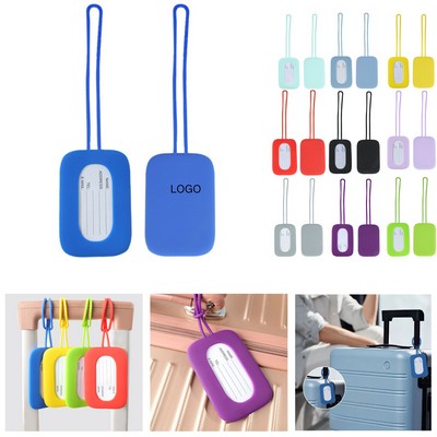 Silicone Luggage Tag for Secure Travel Identification