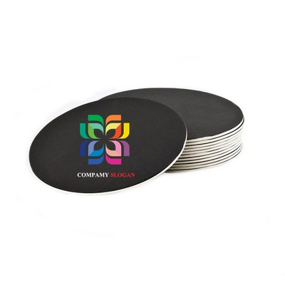 3.5" Round Pulpboard Coaster