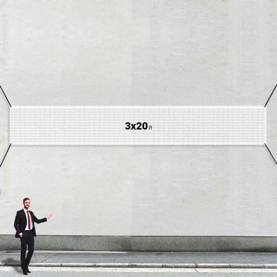 Custom 3' X 20' Mesh Banners