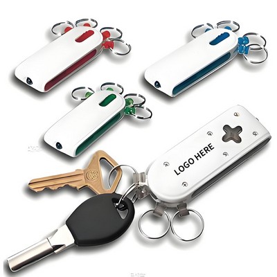 Illuminated Multi-Ring Keychain