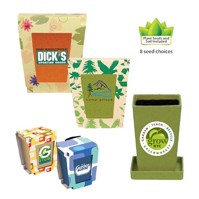 1 Pack Promo Planter w/Seeds (Full Color Digital)