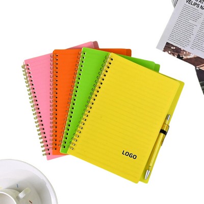 A5 Spiral Notebook with Pen Loop