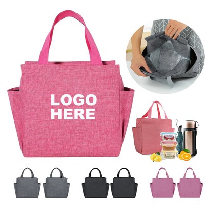 Portable Food Storage Bag Picnic Tote Cooler Durable Insulated Lunch Tote Bag