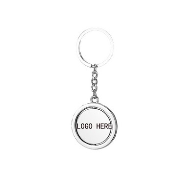 Round Metal Key Chain