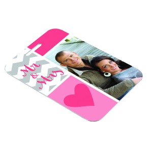 2.75X4" - Rectangle - Aluminum Semi-Gloss Bag Tag - 2-Sided - Strap Not Included