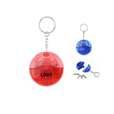 Mini Screwdriver Set Keychain