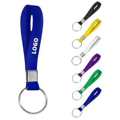 Silicone Wrist Strap Key Chain