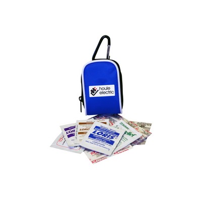 Outdoor First Aid Kit w/Nylon Bag & Carabiner (18 Pieces)