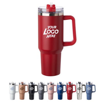 Alps Stainless Steel Travel Mugs with Handle 40 oz