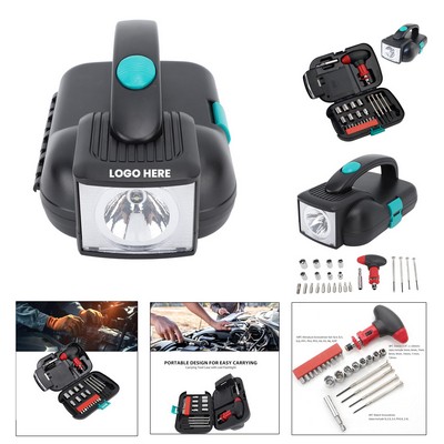 24-Piece LED Flashlight Tool Kit