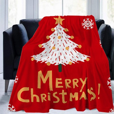 Christmas Thickened Warm Double-Sided Blanket