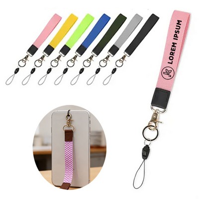 Polyester Wristlet Keychain