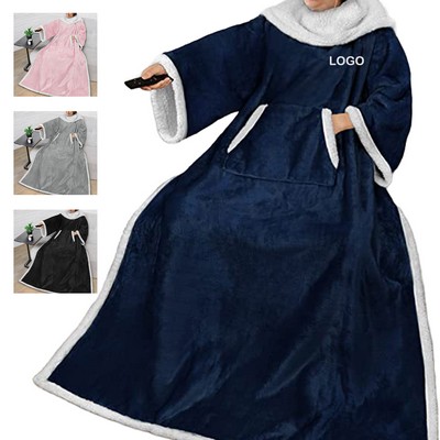 Wearable Sherpa Blanket Hoodie