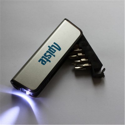 Multi-Functional Mini Screwdriver Tool Kit With LED Light