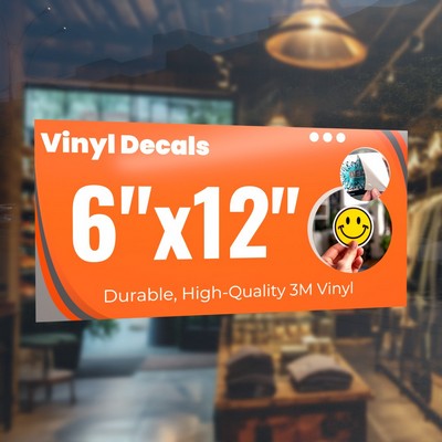 Vinyl Decal 6"x12"
