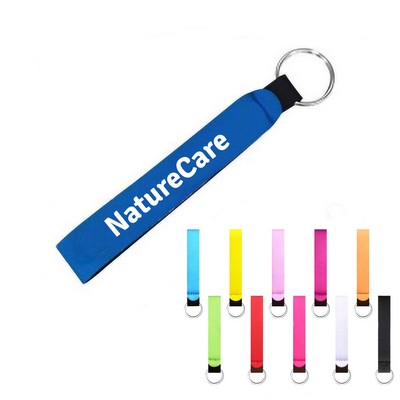 Neoprene Wrist Strap Keychain