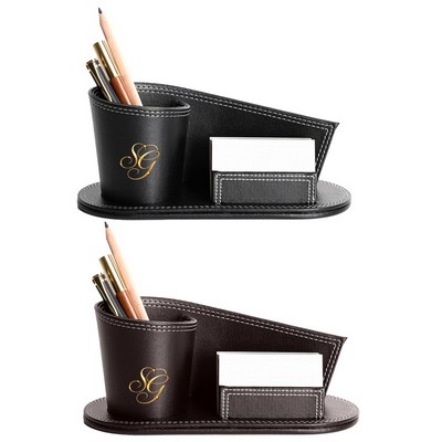 PU Pen Holder Desk Caddy