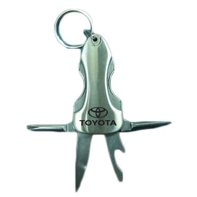 Keychain w/Screwdriver Set & Bottle Opener