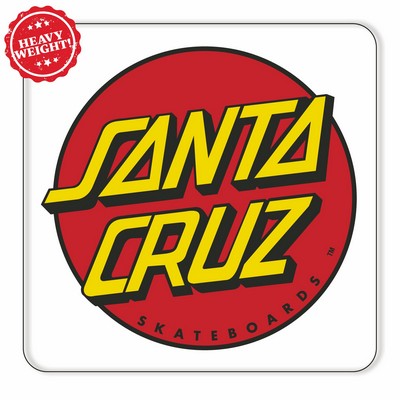 Pulpboard Coasters Fast - Digital Print - 4" Square Heavy Weight 60 pt.